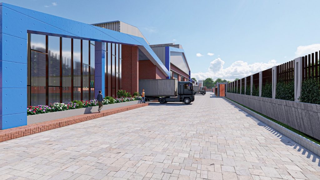Steel building construction 